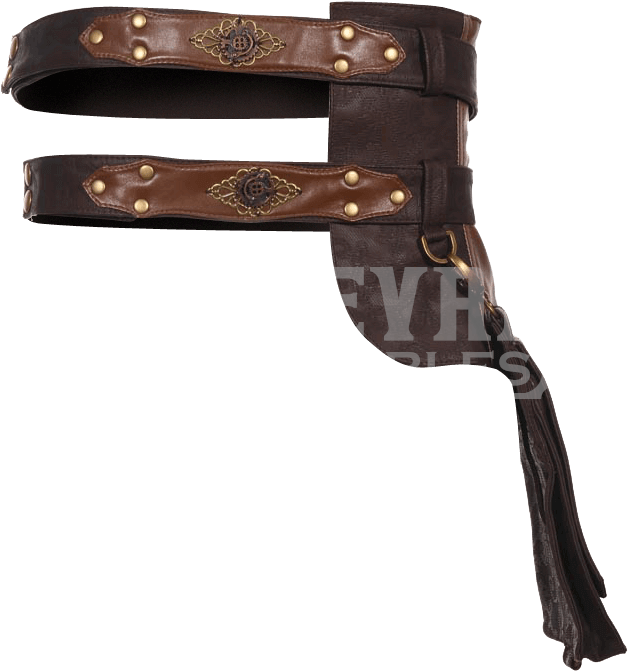 Large Belt Leather Medieval Clipart (690x690), Png Download