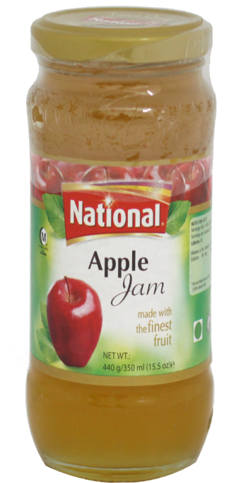 National Apple Jam 440gm Jar - Chutney Clipart (550x684), Png Download