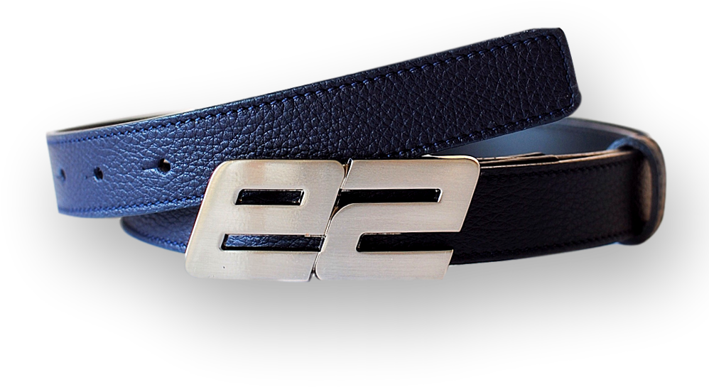 E2 Golf By Elisabeth Esterl/leather Belts/navy Blue - Belt Clipart (1000x1000), Png Download