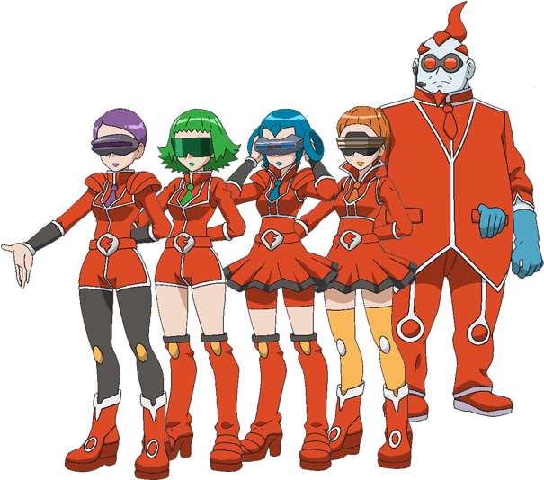 View Wasted , - Pokemon Xy Team Flare Clipart (609x540), Png Download