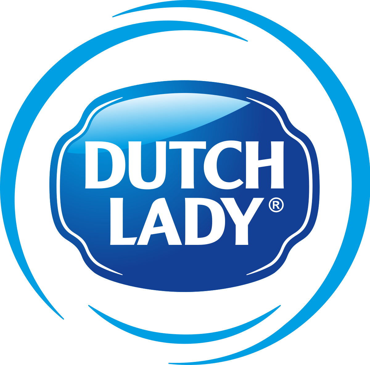 Dutch Lady Milk Logo - Background Dutch Lady Logo Clipart (1200x1185), Png Download