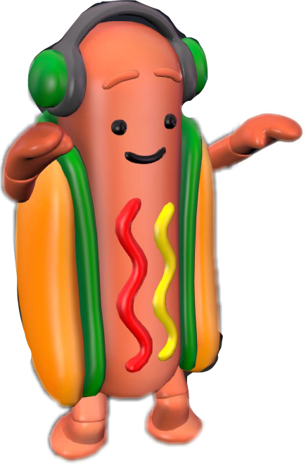 #snapchat #hot #dog #hotdog #lit #dj #snapchathotdog - Hot Dog Snapchat Png Clipart (435x658), Png Download