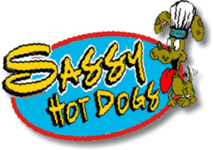 Sassy Hot Dog Logo - Cartoon Clipart (978x651), Png Download