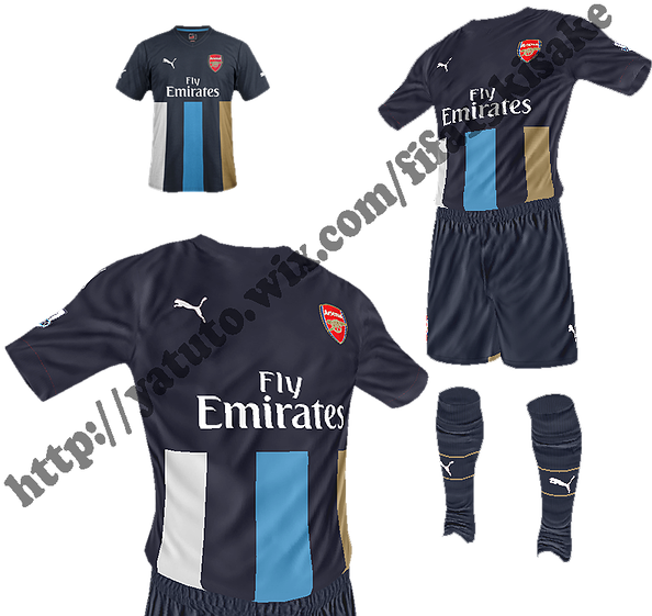 Arsenal Fc Third By Kisake - Arsenal Clipart (600x600), Png Download