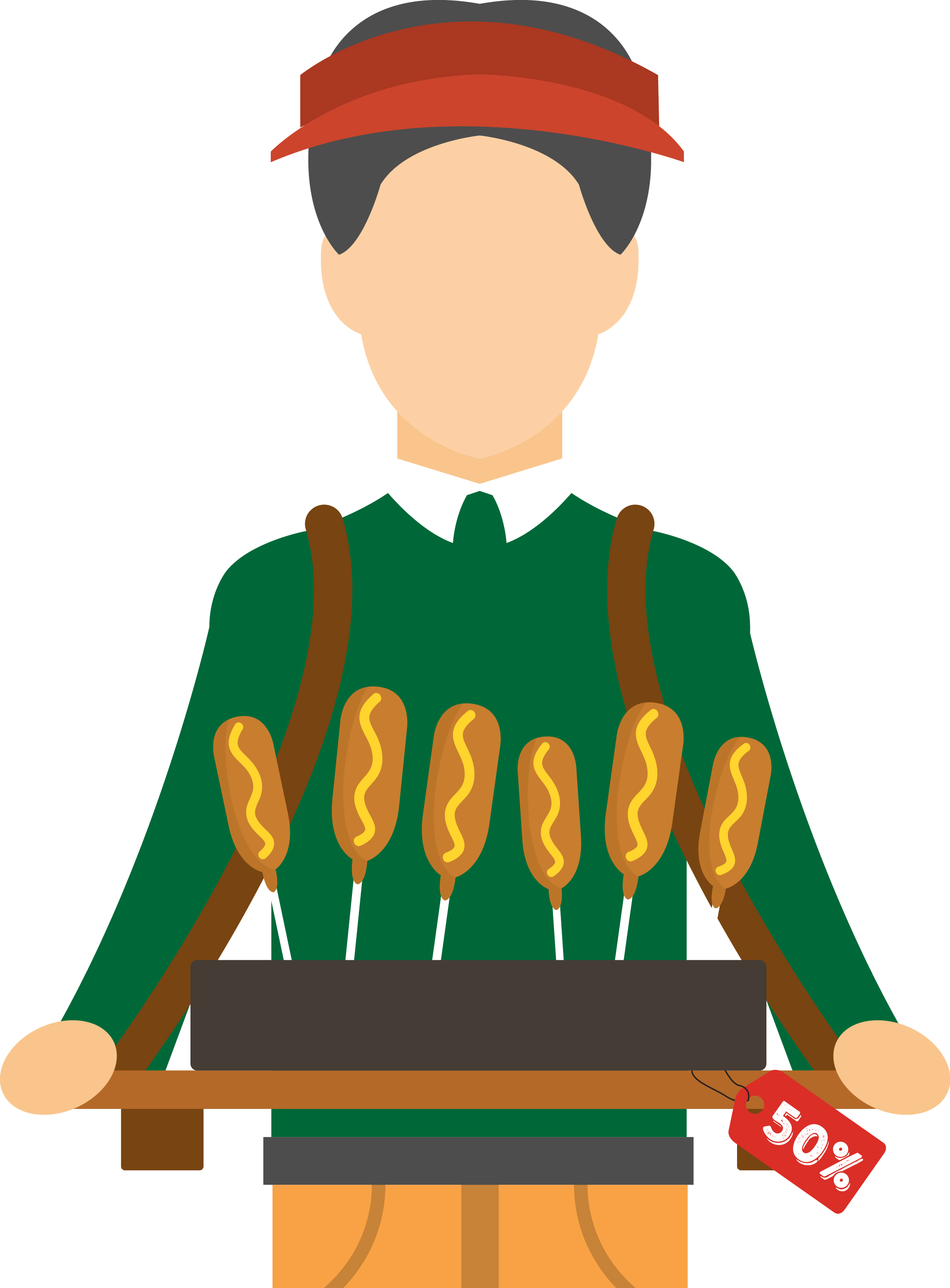 Hot Dog Sausage Hamburger Fast Food French Fries - Comiendo Hot Dog Png Clipart (2070x2805), Png Download
