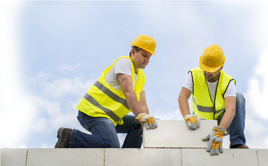 Masonry Work - Construction Clipart (932x537), Png Download