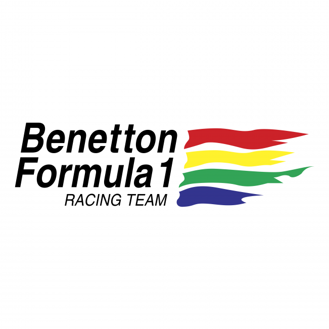 Benetton Formula 1 Logo - Benetton Formula Clipart (866x650), Png Download