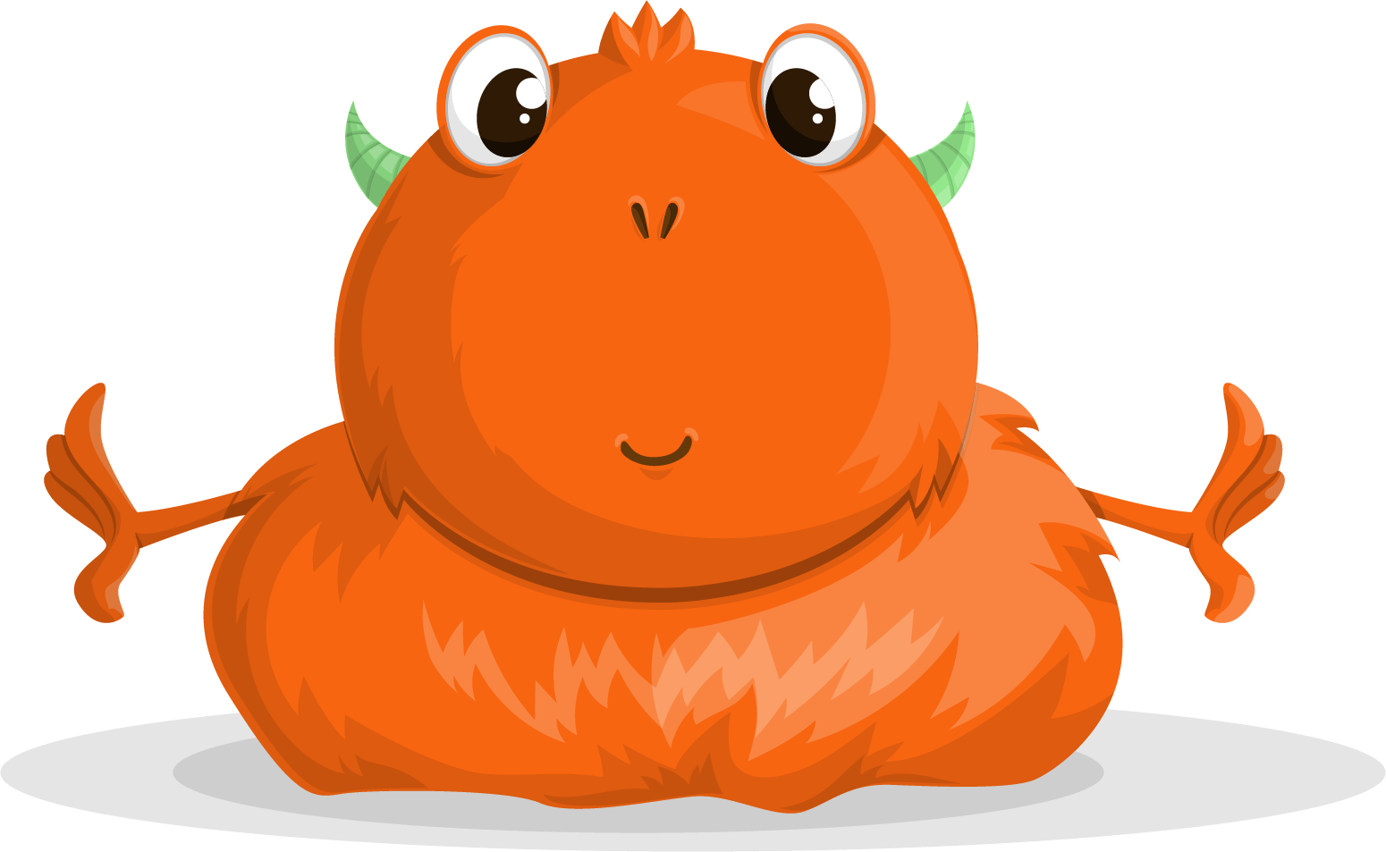 Free Vector Monster Illustration - Cartoon Clipart (1550x953), Png Download