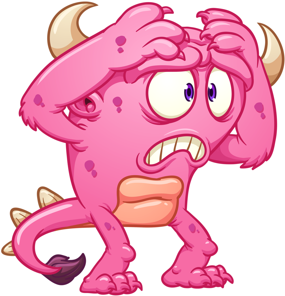 Monster * Robots - Pink Monsters Clipart (988x1024), Png Download