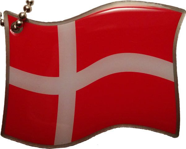 Danish Flag Tag Enlarge Image - Coin Purse Clipart (800x800), Png Download