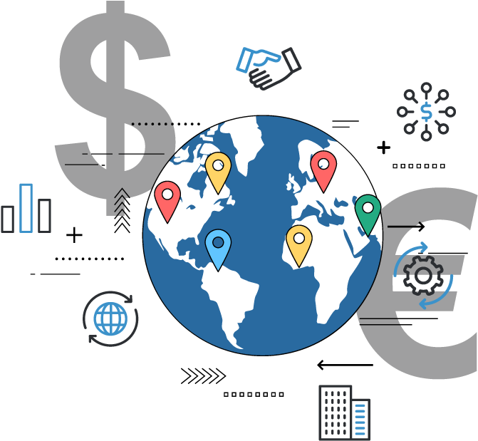 Looking For International Payments Solutions - International Payment Clipart (800x734), Png Download
