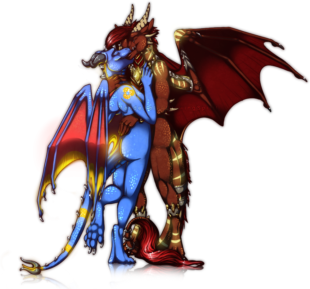 Kiss , Png Download - Dragon Clipart (999x932), Png Download