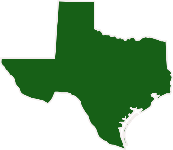 Small - Texas State Clipart - Png Download (600x521), Png Download