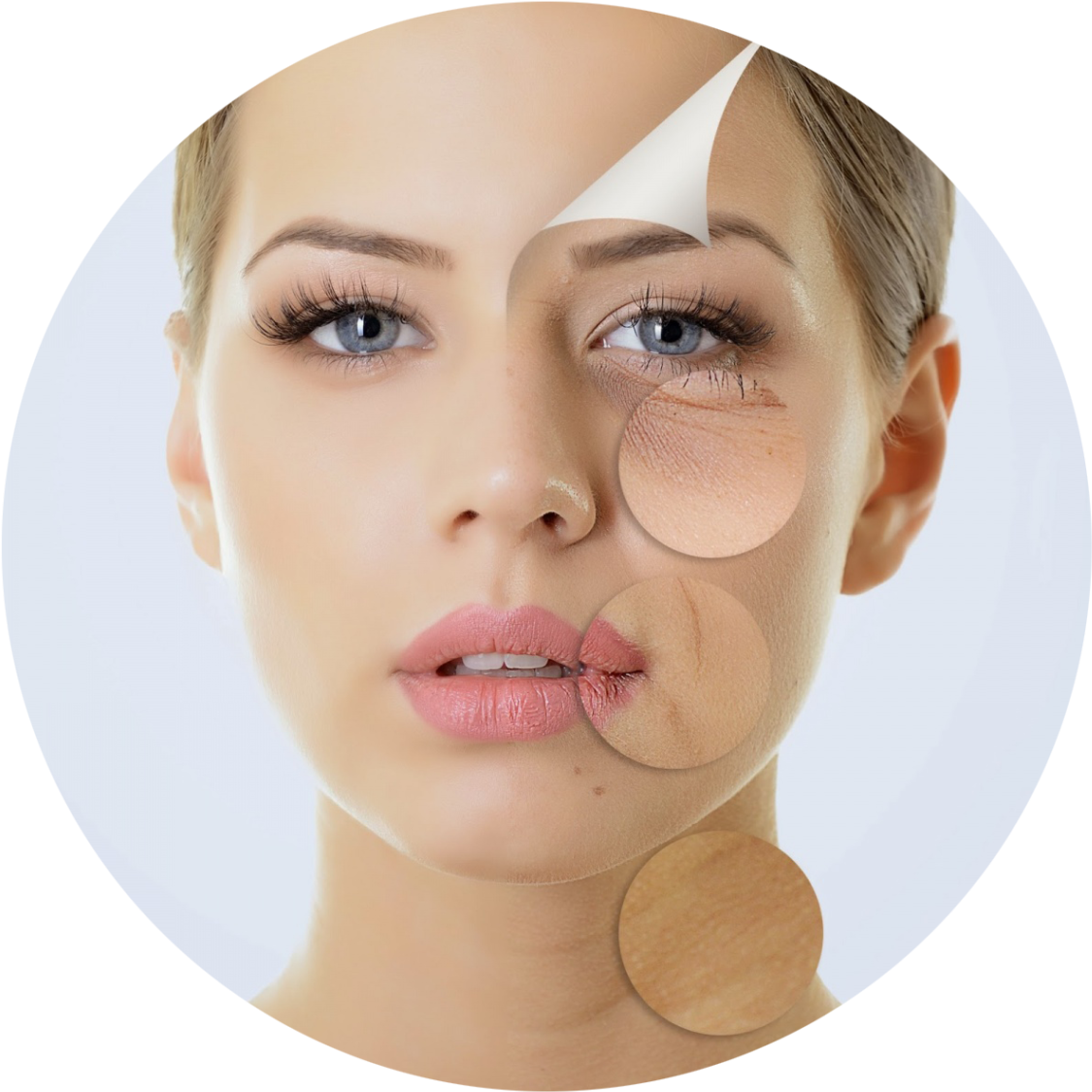 Kisspng Chemical Peel Skin Wrinkle Facial Exfoliation - Anti Age Procedūra Clipart (1140x1140), Png Download