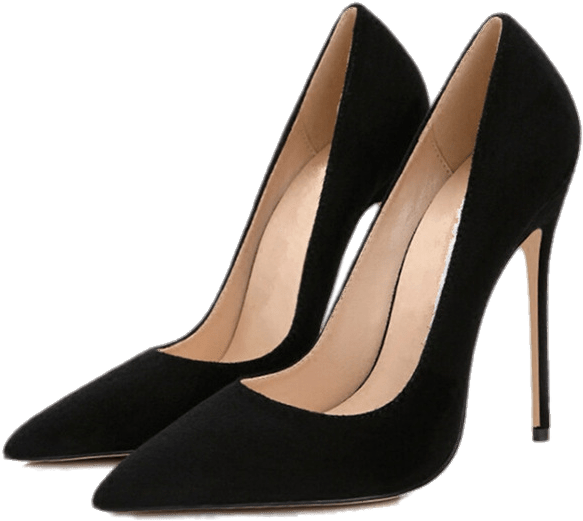 Black Stilettos - Scarpin Salto Alto Fino Clipart (640x640), Png Download