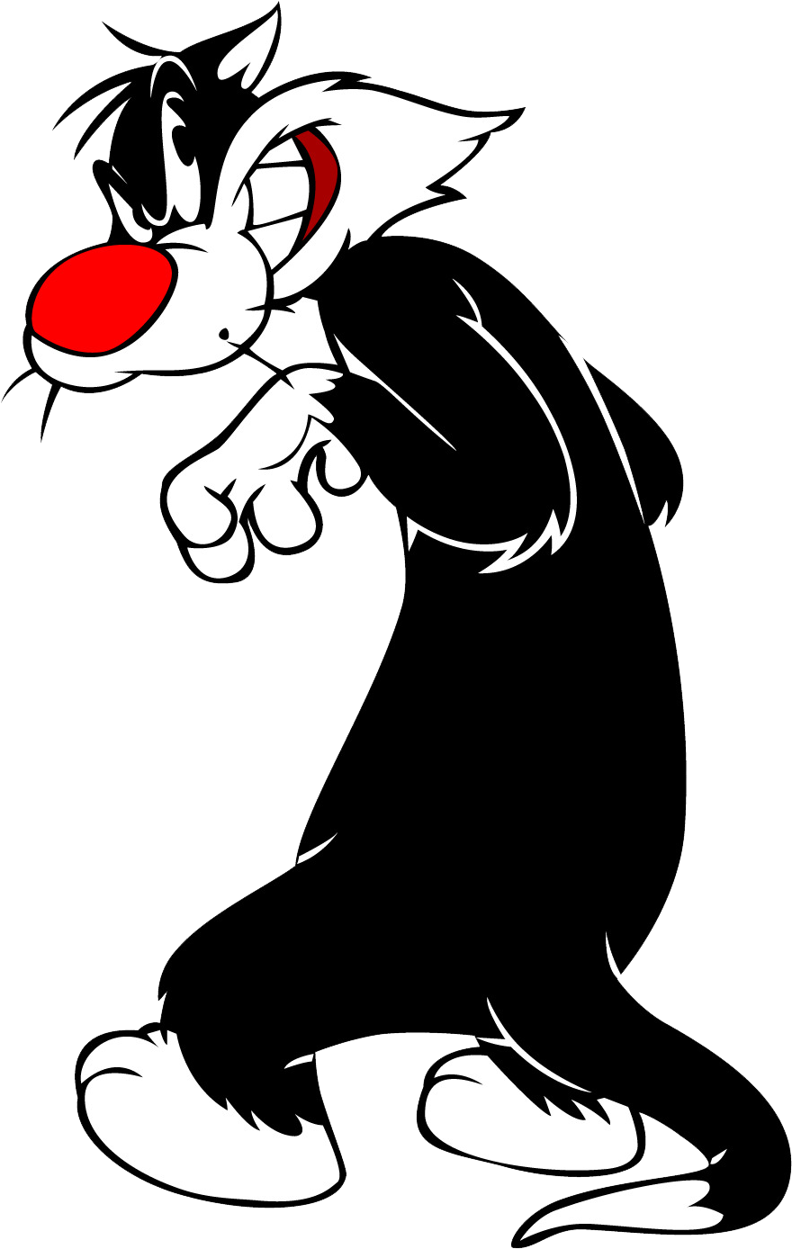 Sylvester The Cat Clipart (900x1400), Png Download