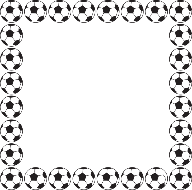 Nebraska Clipart Png - Football Border Clipart Transparent Png (756x750), Png Download