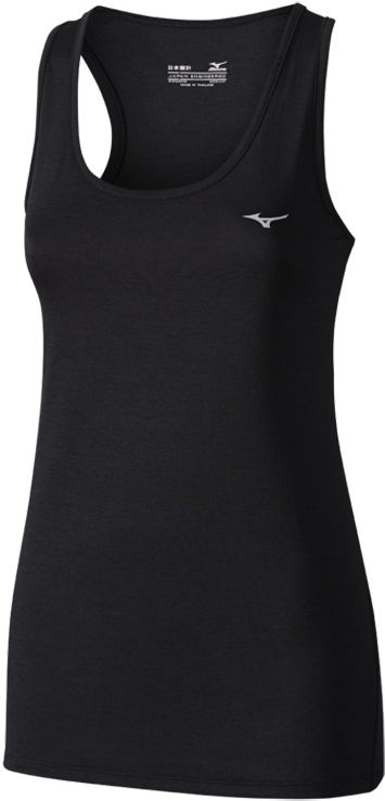 Mizuno Impulse Core Tank Black - Dress Clipart (800x800), Png Download