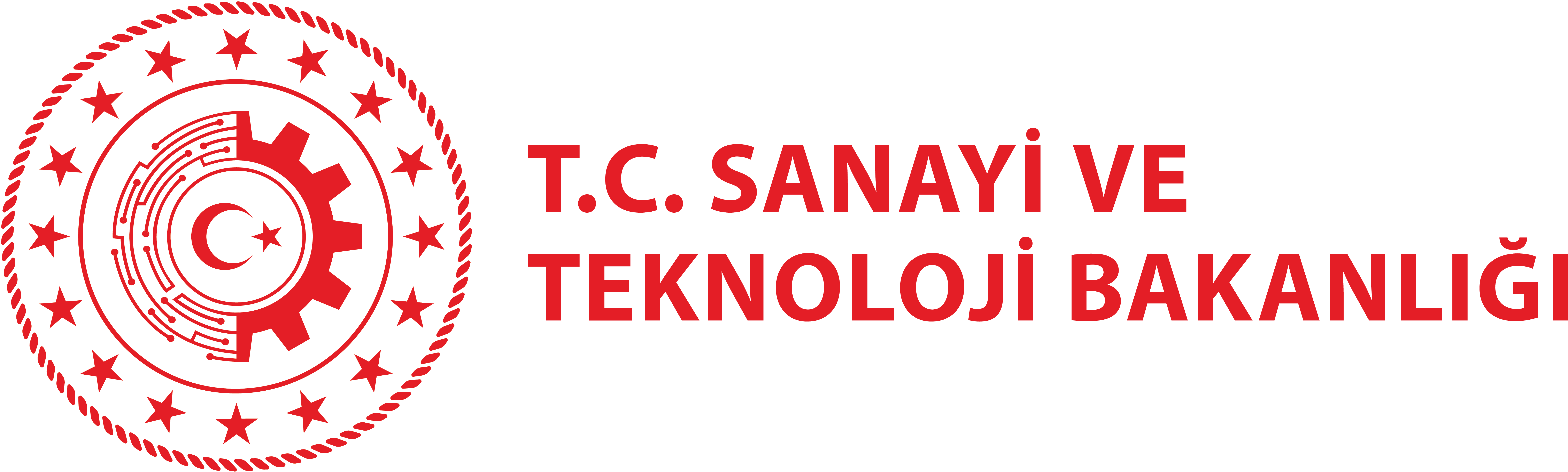 Download - Sanayi Ve Teknoloji Bakanlığı Logo Clipart (7779x2429), Png Download