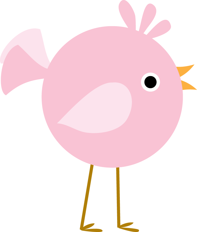 Cute Bird Png Download - Cartoon Clipart (799x939), Png Download