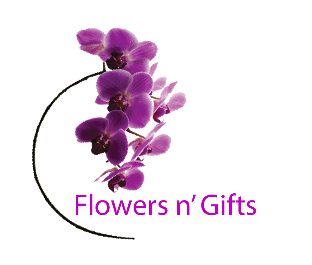 Flowersngifts-logo - Orchids Clipart (1002x850), Png Download