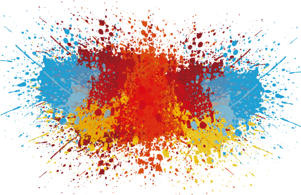 #mq #blue #red #paint #splash - Splash Color Png Clipart (1024x1024), Png Download
