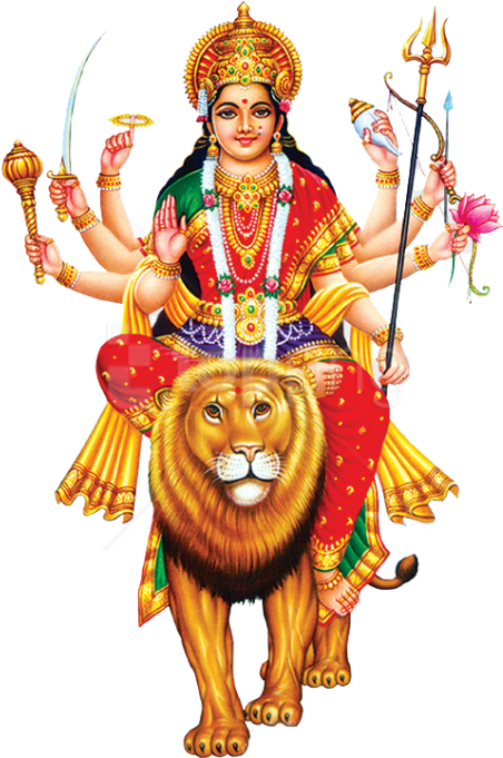 Free Png Download Sheran Wali Mata Png Images Background Durga Devi Images Png Clipart Large Size Png Image Pikpng