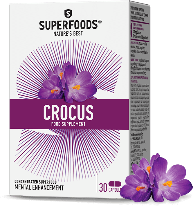The Beneficial Qualities Of Crocus - Superfood Clipart (768x768), Png Download