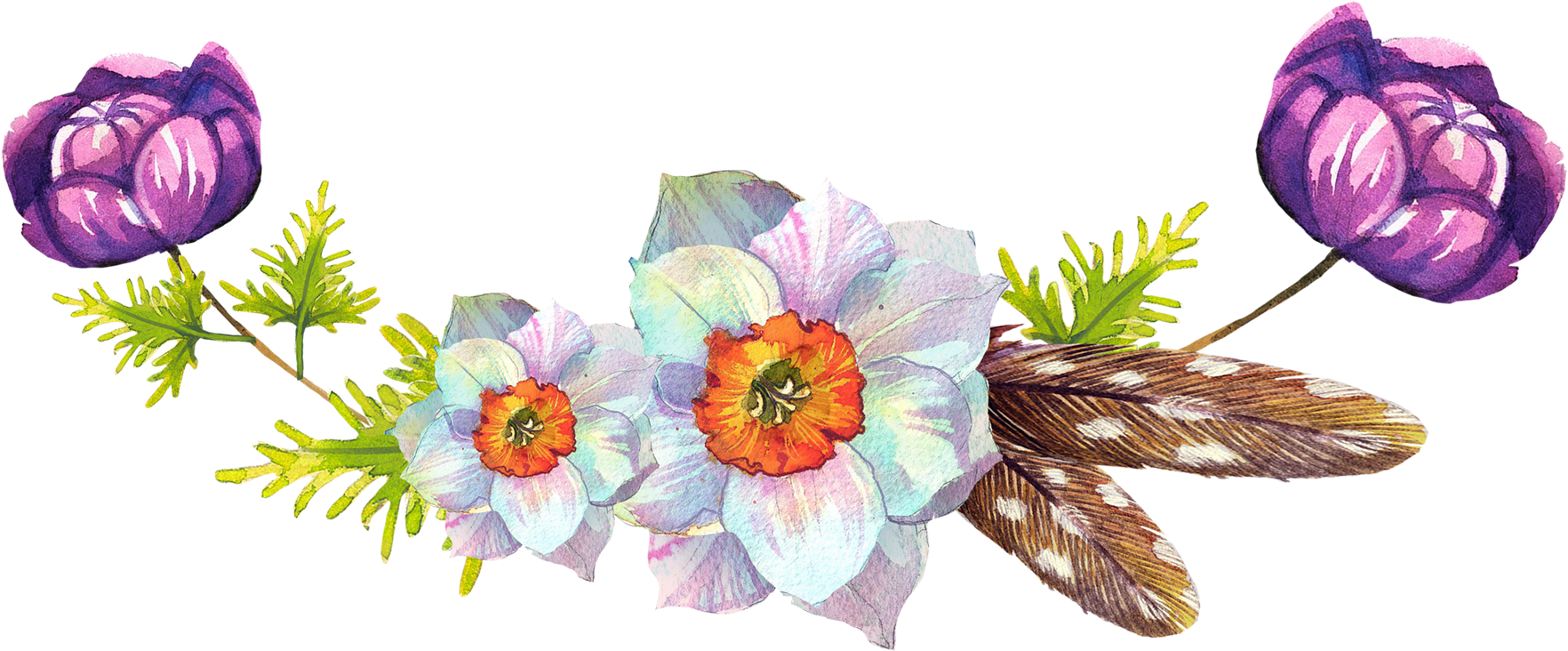 Clip Black And White Library Crocus Drawing Watercolor - Printable Roses Skrap - Png Download (1763x1175), Png Download