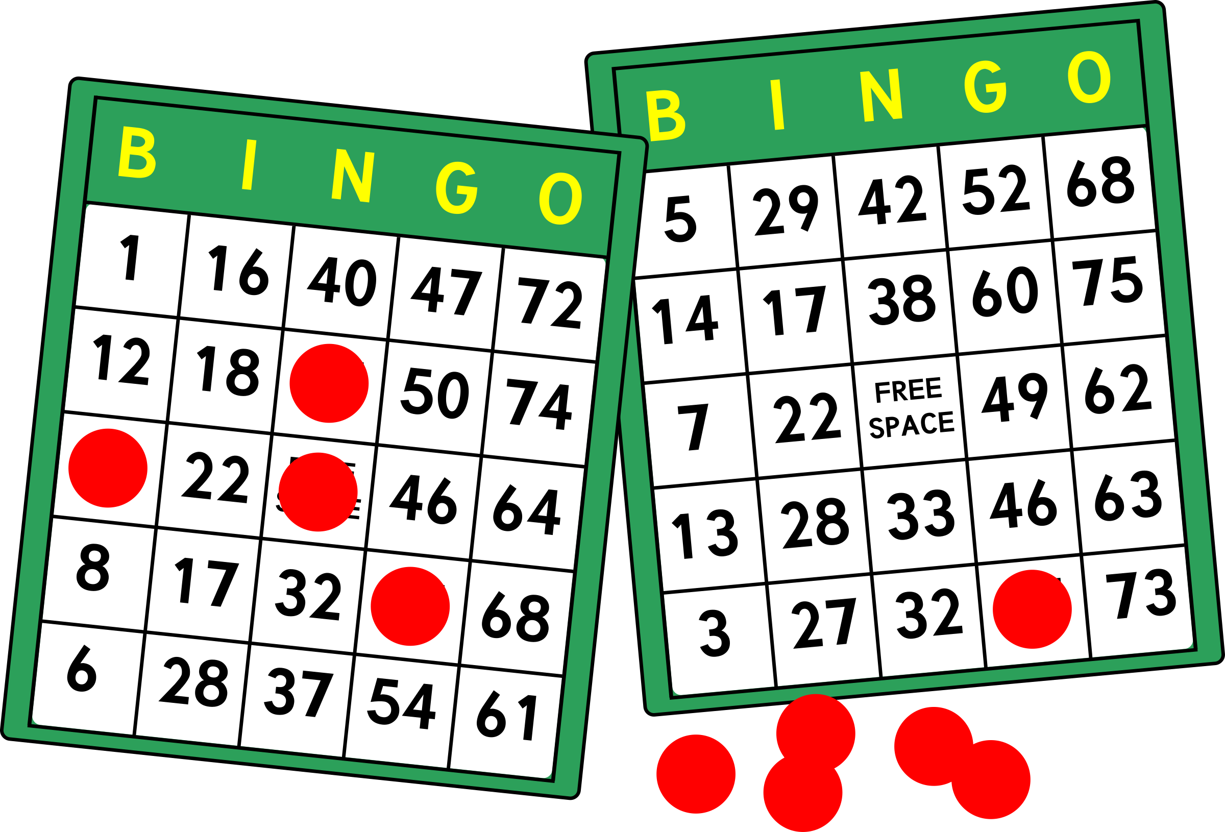 Big Image - Bingo Clipart (2400x1630), Png Download