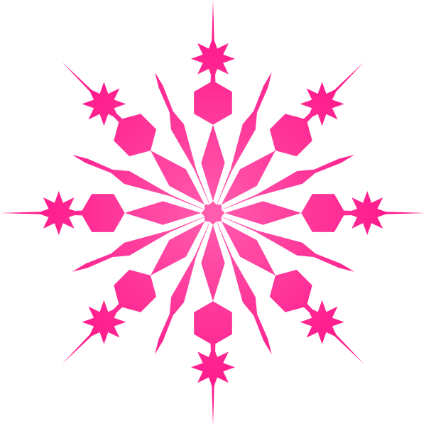 Free Grey Snowflake Cliparts, Download Free Clip Art, - Snowflake Clipart Transparent Background - Png Download (600x600), Png Download