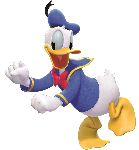 Donald Duck Dancing - Donald Clubhouse Png Clipart (583x650), Png Download