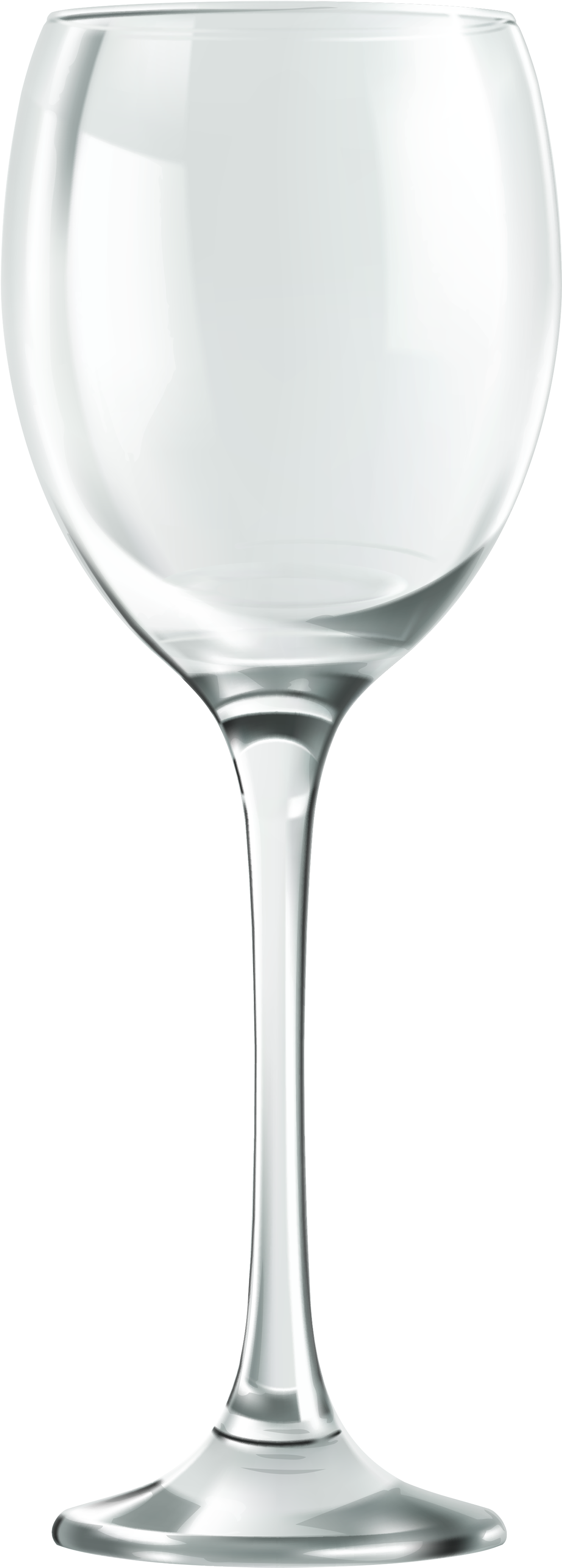Empty Wine Glass Png Clipart - Empty Wine Glass Png Transparent Png (1308x3500), Png Download