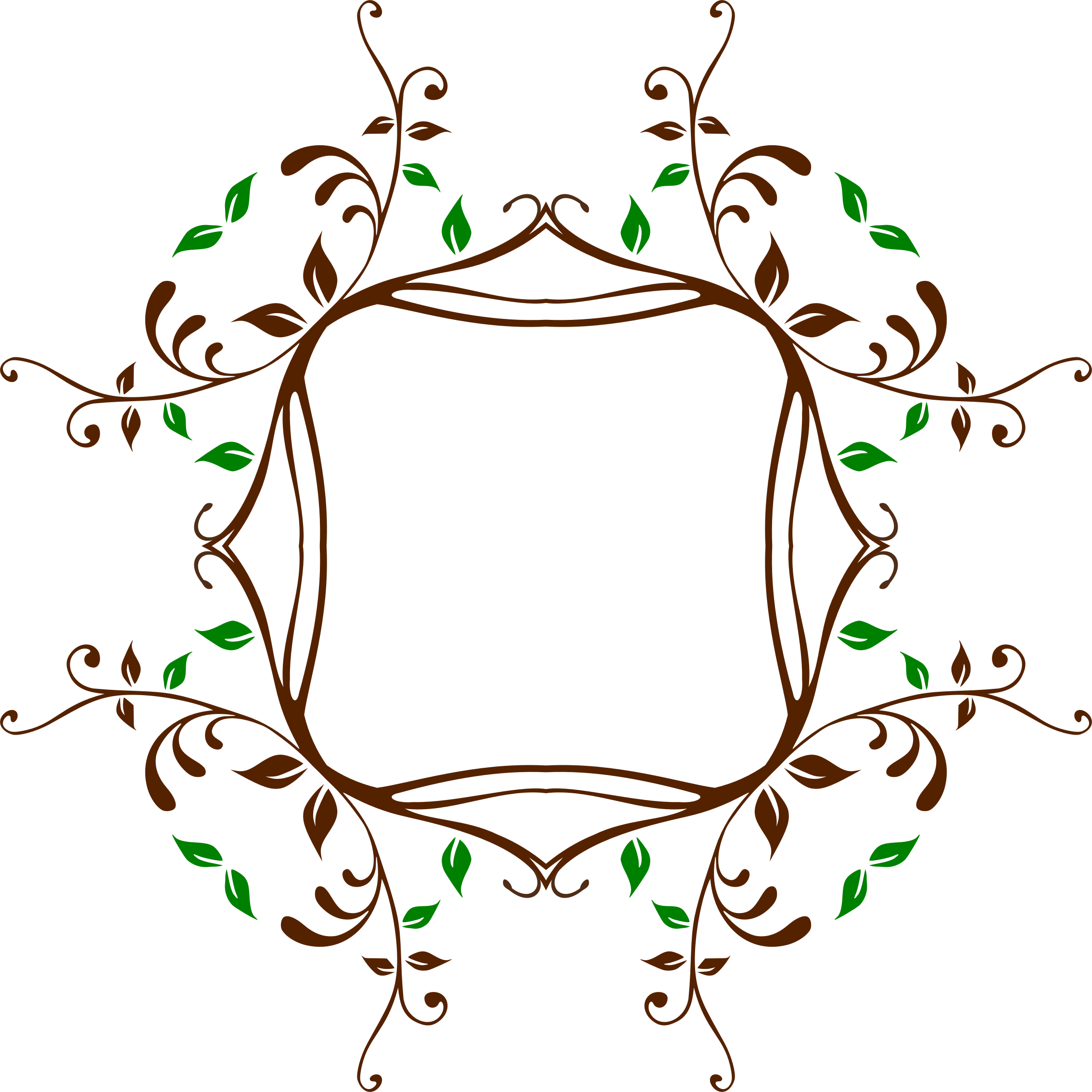 Leafy Vine Clipart Royalty - Clip Art - Png Download (2270x2270), Png Download