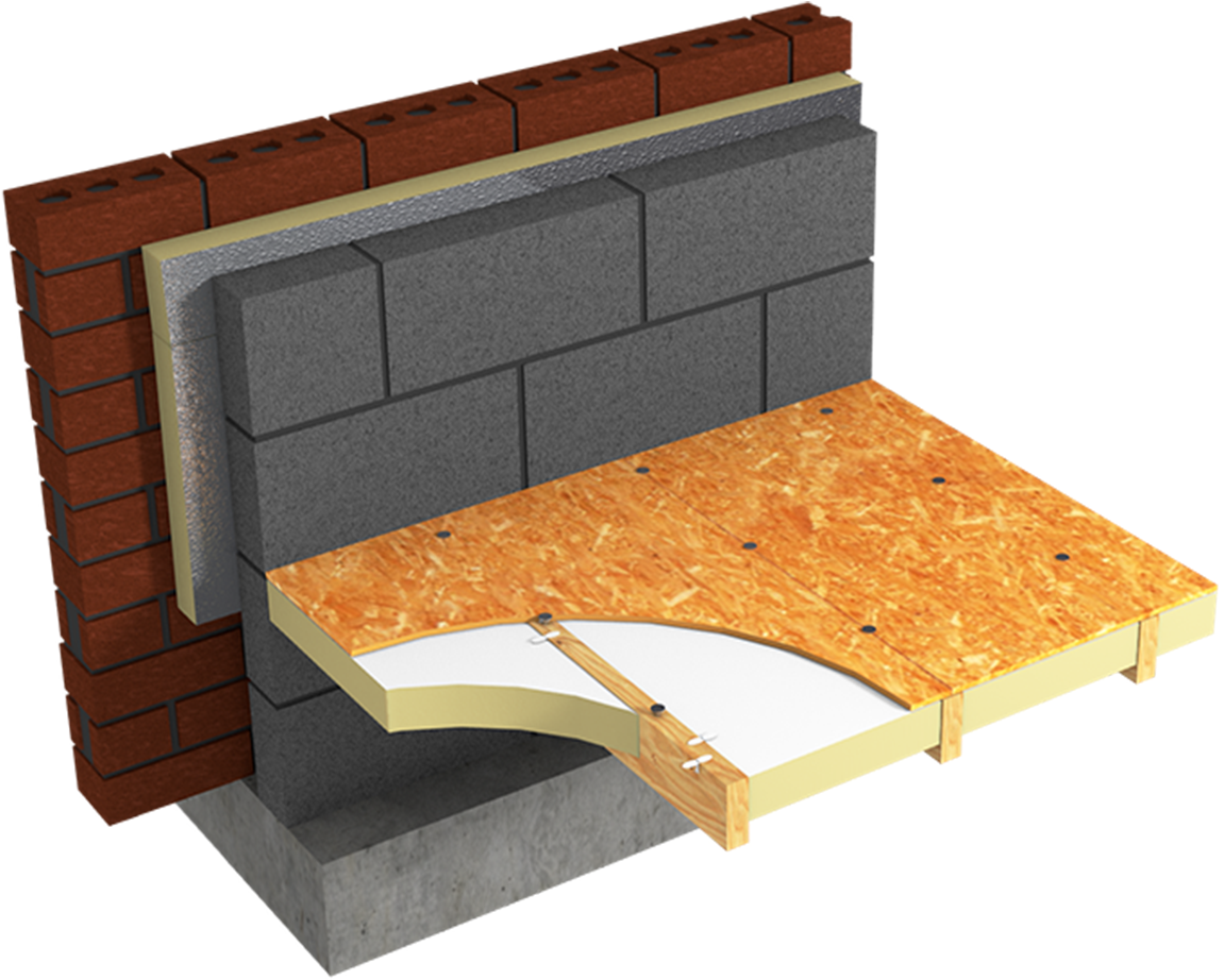 Application Image Celotex Suspended Timber Floor Insulation Clipart Large Size Png Image Pikpng