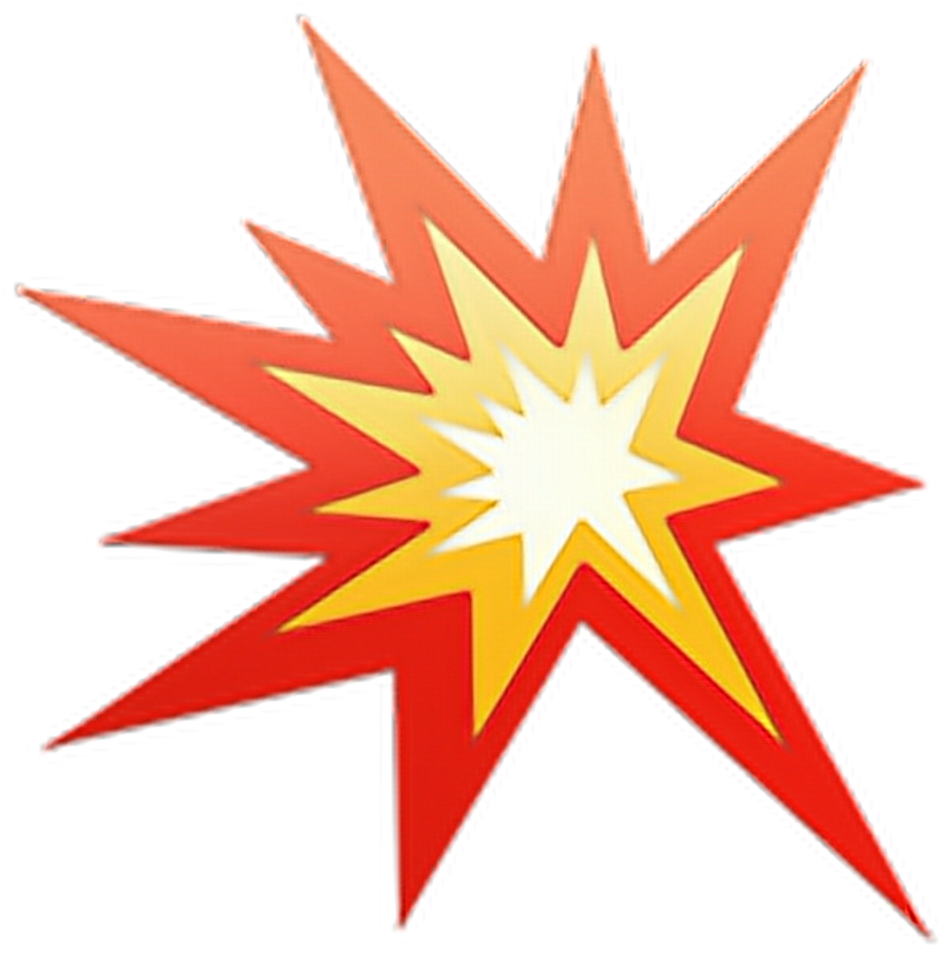 Download Collision Sticker - Explosion Emoji Clipart Png ...
