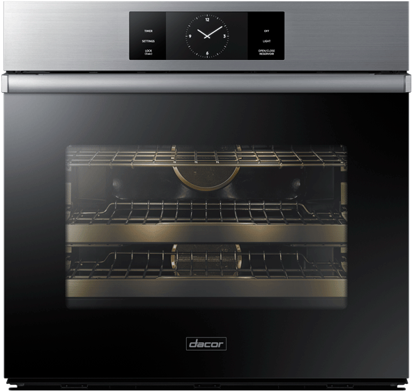 Dacor 30" Steam-assisted Double Wall Oven, Silver Stainless - Oven Clipart (900x600), Png Download