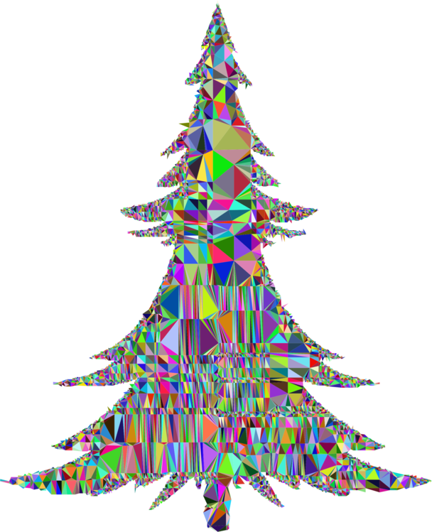 Kisscc Christmas Tree Christmas Day Christmas Ornament - Christmas Tree Clipart (608x749), Png Download