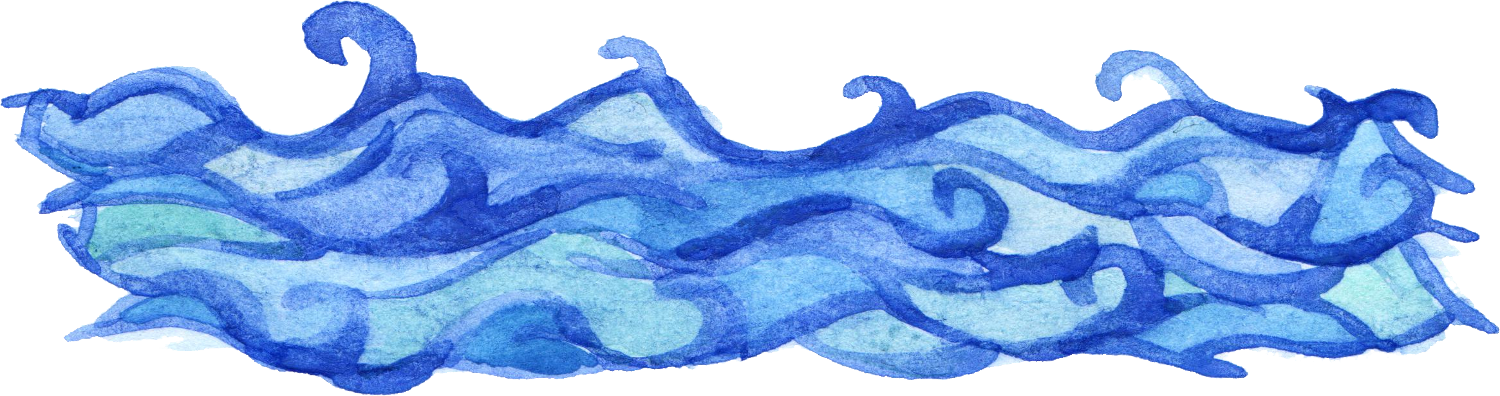 Free Download - Ocean Drawing Transparent Clipart (1500x396), Png Download