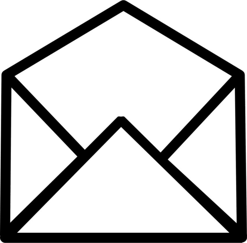 Free Png Download Open Email Icon Png Images Background - Open Email Icon Clipart (850x834), Png Download