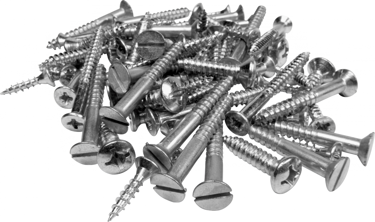 Screw And Bolts - Screw Png Transparent Background Clipart (1200x712), Png Download