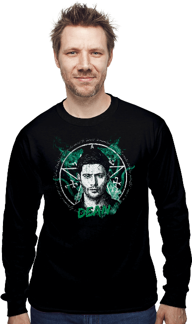 Supernatural Dean - Model Png Christmas Clipart (650x650), Png Download