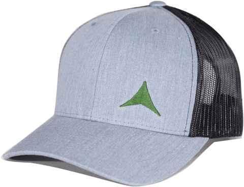 Aspinwall Granite Icon Hat Heather Grey Pine - Baseball Cap Clipart (672x800), Png Download