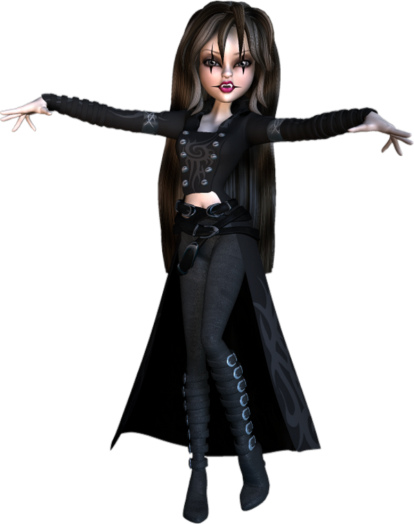 Girl Clipart (600x760), Png Download