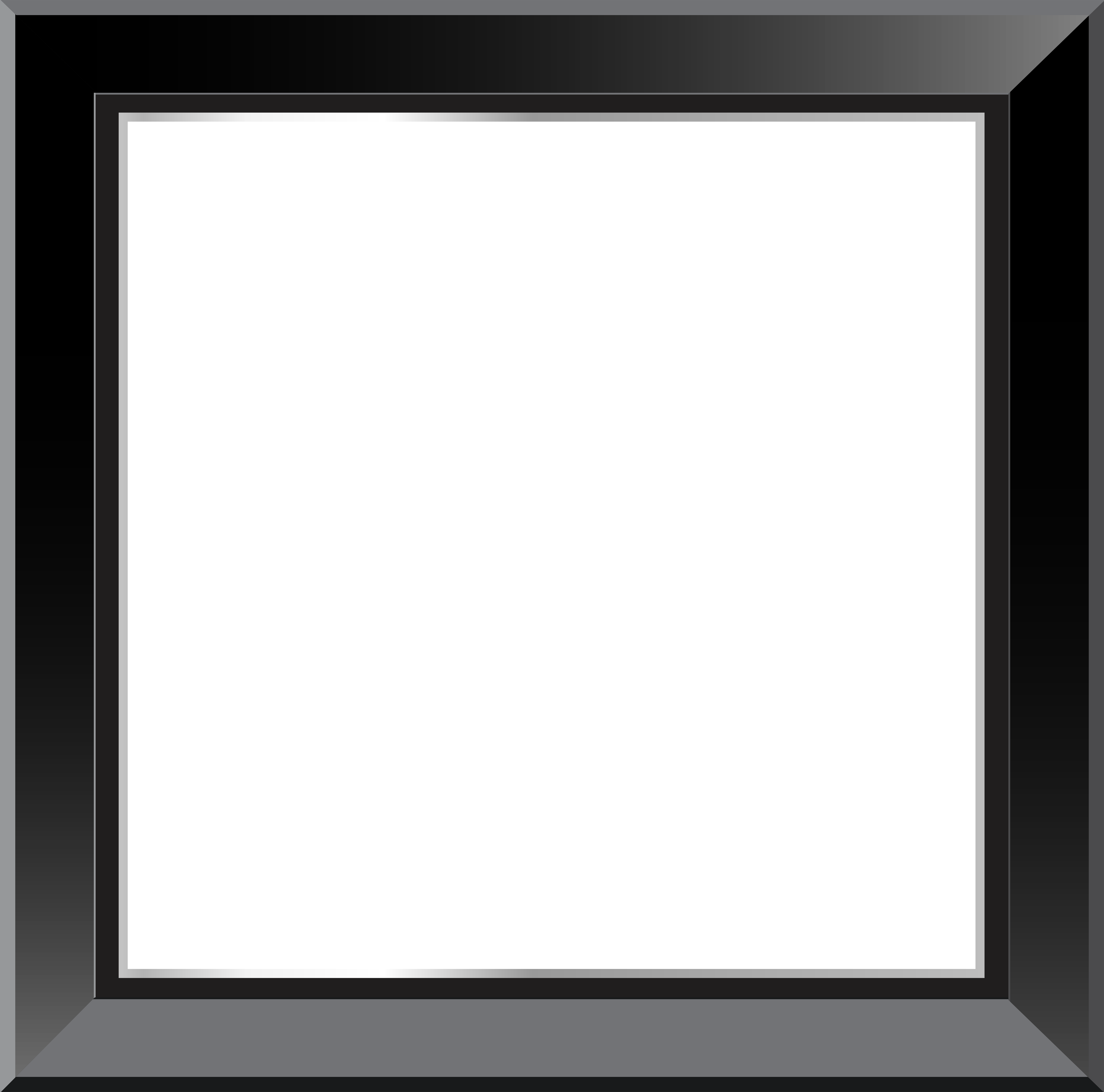 Black Frame Png Webdesign Black Classis Transparent Clipart (8000x7917), Png Download