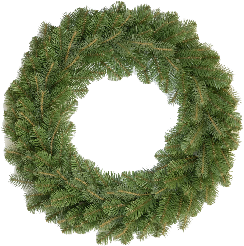 Christmas Wreath Png Photo Vector, Clipart, Psd Peoplepng - Венок Хвойный Transparent Png (1024x903), Png Download