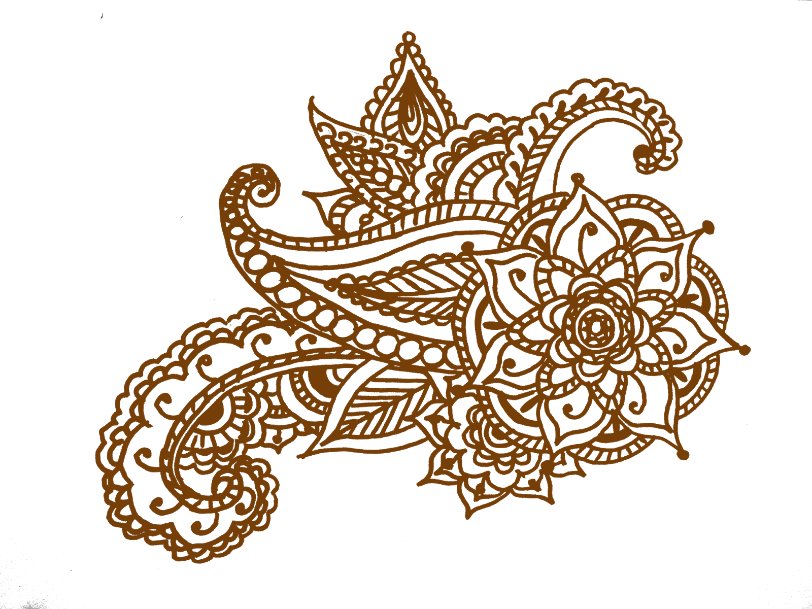 Mehendi Hand Designs Png Picture - Rasm E Hina Clipart Transparent Png (1024x768), Png Download