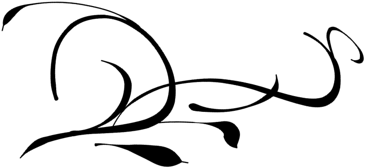 Swirl-33304 - Navy Blue Floral Border Png Clipart (855x851), Png Download