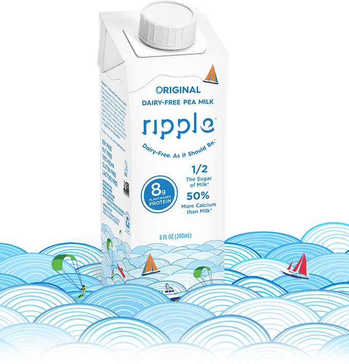 The Calcium - Ripple Foods Clipart (682x712), Png Download