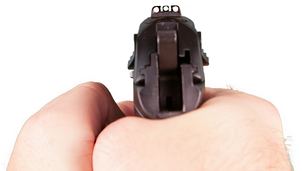 Nra Basic Pistol Course - Weapon Clipart (1700x1100), Png Download